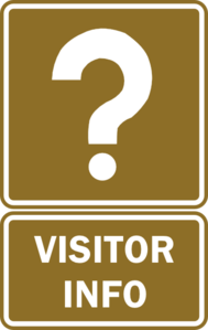 Visitor Info Sign Clip Art